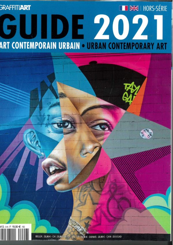 Couverture Graffiti Art "GUIDE DE L'ART CONTEMPORAIN URBAIN 2021"