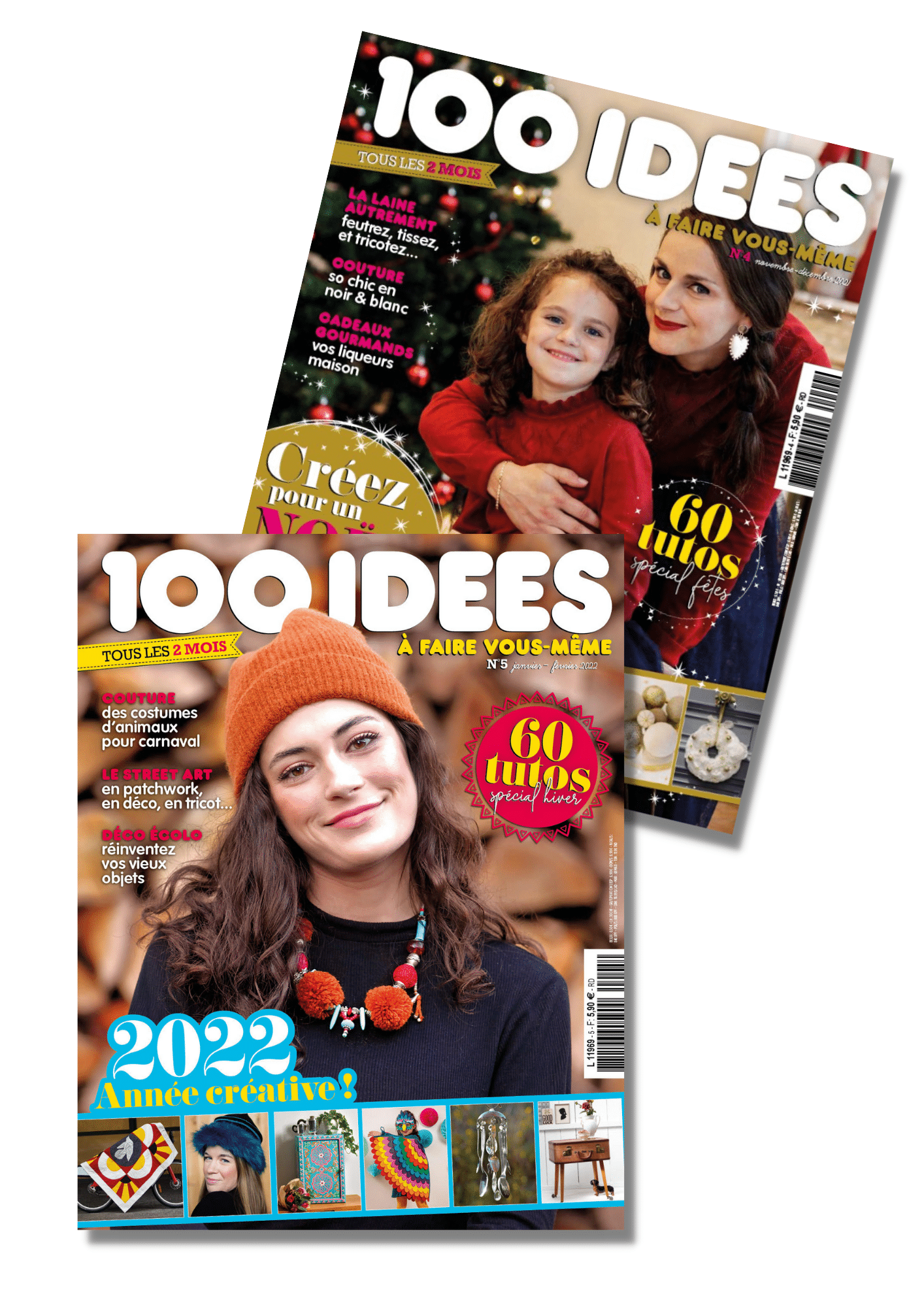 couverture 100 IDÉES abonnement 1 an 6 numéros