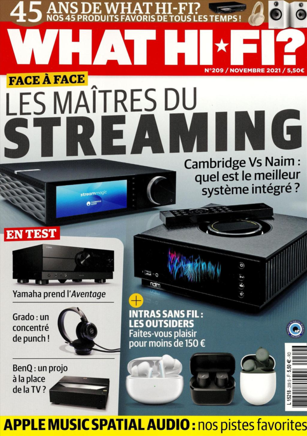 Couverture magazine What Hifi N209