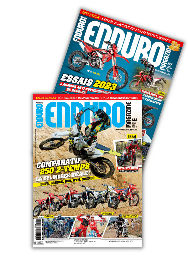 Couverture abonnement Enduro Magazine