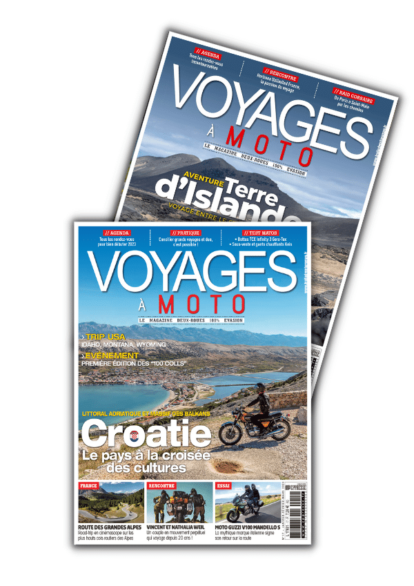 Couverture magazine Voyage Moto