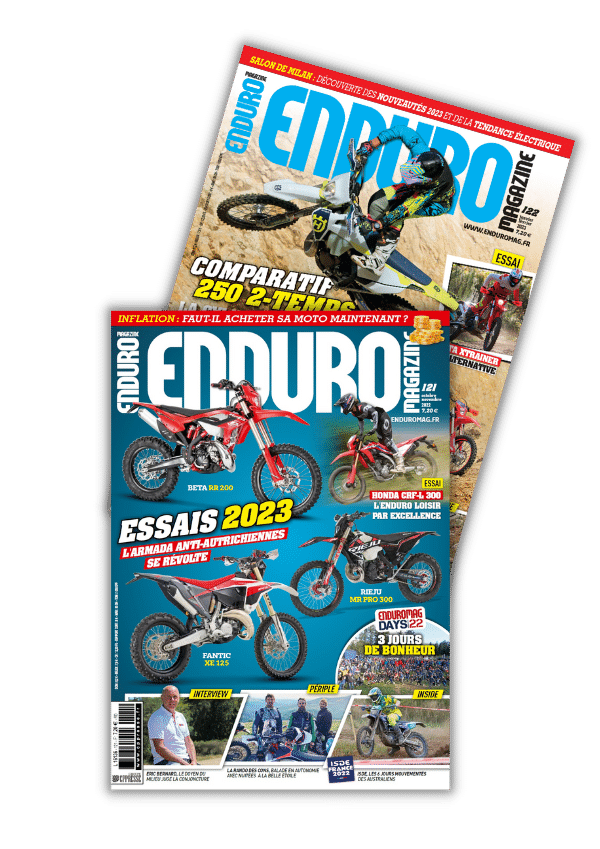 Couverture magazine Enduro
