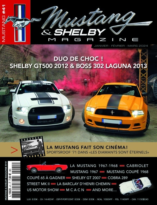 MUSTANG et shelby n° 41 couv